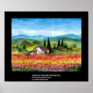 LENTE IN TUSCANIE 2 POSTER