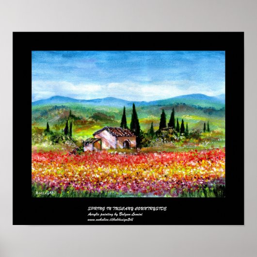 LENTE IN TUSCANIE 2 POSTER (Voorkant)