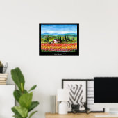 LENTE IN TUSCANIE 2 POSTER (Thuiskantoor)