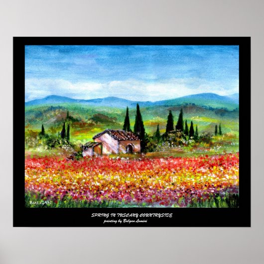 LENTE IN TUSCANIE 2 POSTER (Voorkant)
