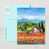 LENTE IN TUSCANIE BRIEFKAART (Voorkant / Achterkant)