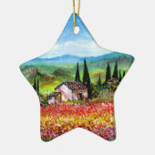 LENTE IN TUSCANIE KERAMISCH ORNAMENT (Links)