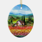 LENTE IN TUSCANIE KERAMISCH ORNAMENT (Rechts)