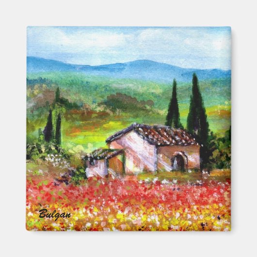 LENTE IN TUSCANIE MAGNEET (Voorkant)
