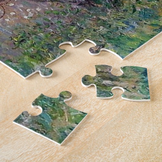 Lente in Vetheuil Monet Fine Art Legpuzzel (Zijkant)