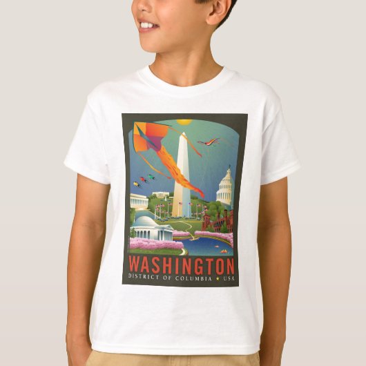 Lente in Washington D.C. T-shirt (Voorkant)