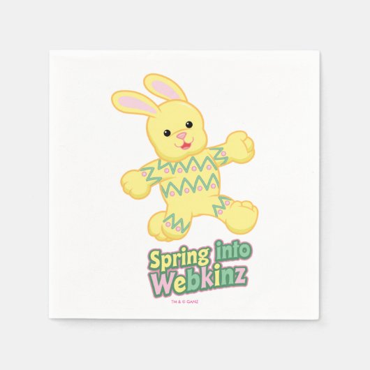 Lente in Webkinz! Servetten (Voorkant)