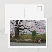 Lente in West-Tokio Briefkaart (Voorkant / Achterkant)