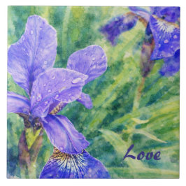 Lente Iris Tegeltje