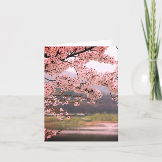 Lente is hier Blossom Kaart (Voorkant)