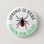 Lente is hier, controleer op Ticks Button (Voorkant)