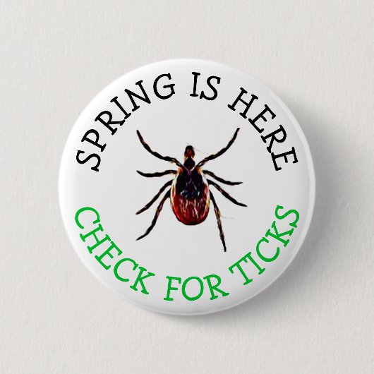 Lente is hier, controleer op Ticks Button (Voorkant)