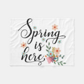 lente is hier fleece deken (Voorkant (Horizontaal))