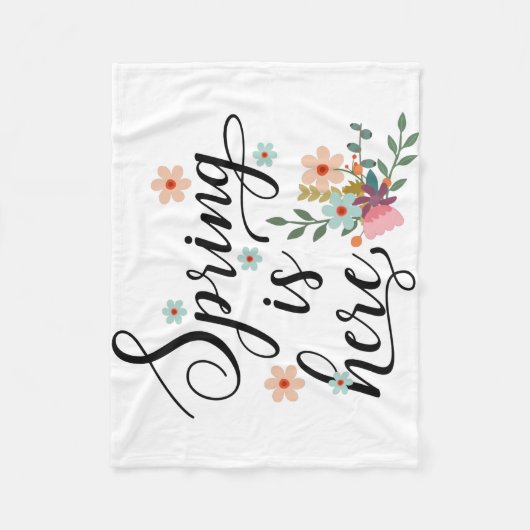 lente is hier fleece deken (Voorkant)