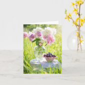 Lente is hier kaart (Gele Bloem)