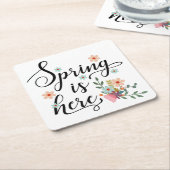 lente is hier kartonnen onderzetters (Schuin)