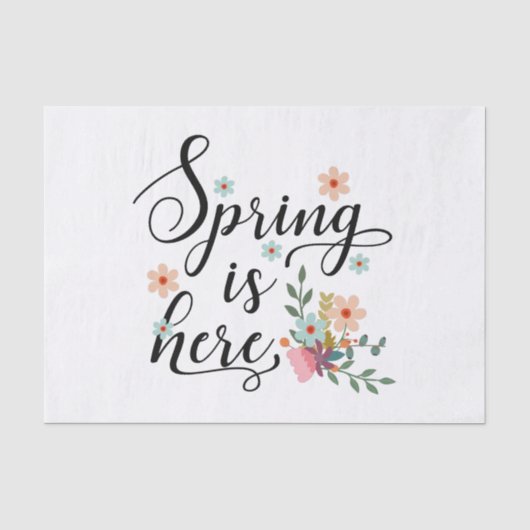 lente is hier tissuepapier (Voorkant)