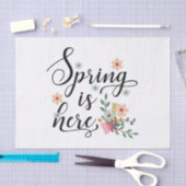 lente is hier tissuepapier (Craft)