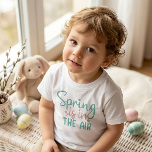 Lente is in de Lucht Pasen T-Shirt voor Kinderen