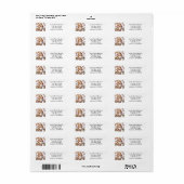 Lente Kabouter Retouradreslabel Etiket (Full Sheet)