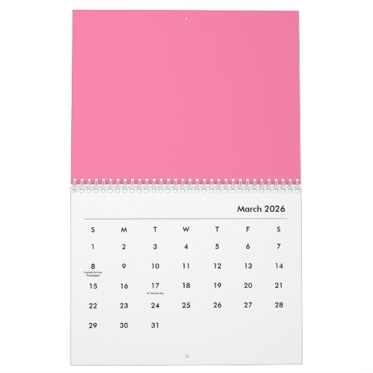 lente kalender (Mar 2026)