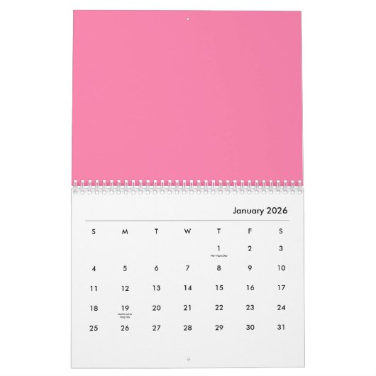 lente kalender (Jan 2026)