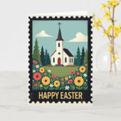 Lente Kapel Pasenscène Kaart (Gele Bloem)