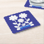 Lente  kartonnen onderzetters (Gebogen)