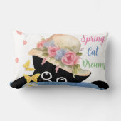 Lente kat dromen kussen (Voorkant)