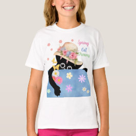 Lente kat dromen t-shirt