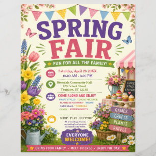 Lente kermis flyer