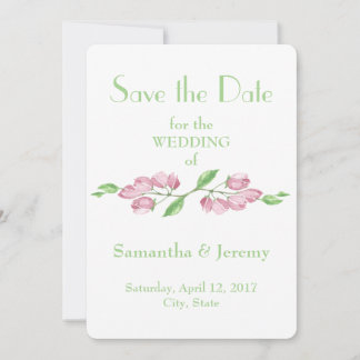 Lente Kersenbloesem Bloemen Bewaar de Datum Bloems Save The Date