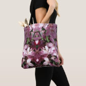 Lente kersenbloesem roze tote bag (Dichtbij)