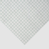 Lente Klassieke Gingham | Gedempte Salie Tissuepapier (Detail)