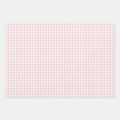 Lente Klassieke Gingham | Zachte Blos Inpakpapier Vel (Voorkant 2)