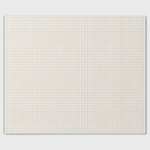 Lente Klassieke Gingham | Zachte Linnen Cadeaupapier (Vlak)
