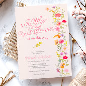 Lente Kleine wilde bloem bloemige baby shower Kaart