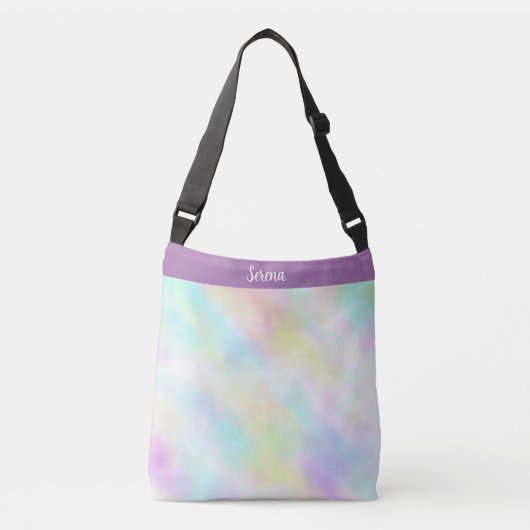 Lente Kleuren Abstract Crossbody Tas (Voorkant)