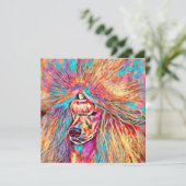 Lente kleuren Poodle (Staand voorkant)