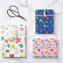 Lente Kleurrijk Bloemendoodle Loof Zijde Lint