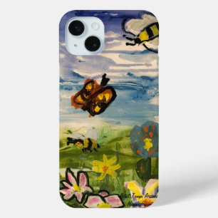 Lente Kleurrijk Origineel Kunstwerk iPhone 15 Mini Hoesje