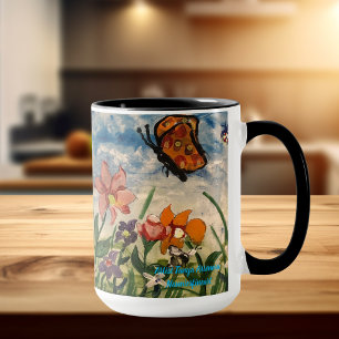 Lente Kleurrijk Origineel Kunstwerk Mok