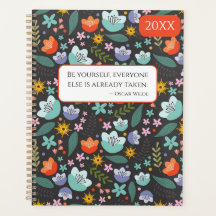 Lente Kleurrijke Bloemen 20XX Planner