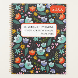 Lente Kleurrijke Bloemen 20XX Planner