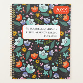 Lente Kleurrijke Bloemen 20XX Planner