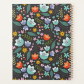 Lente Kleurrijke Bloemen 20XX Planner (Achterkant)