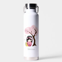 Lente Kokeshi-pop - Schattig Japans geisha-meisje
