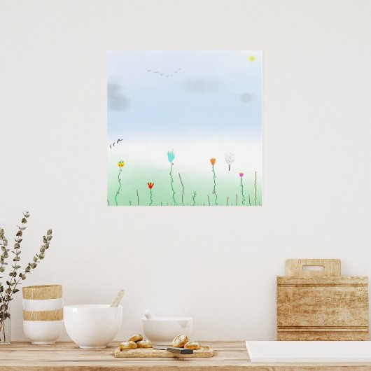 Lente komt eraan poster (Keuken)