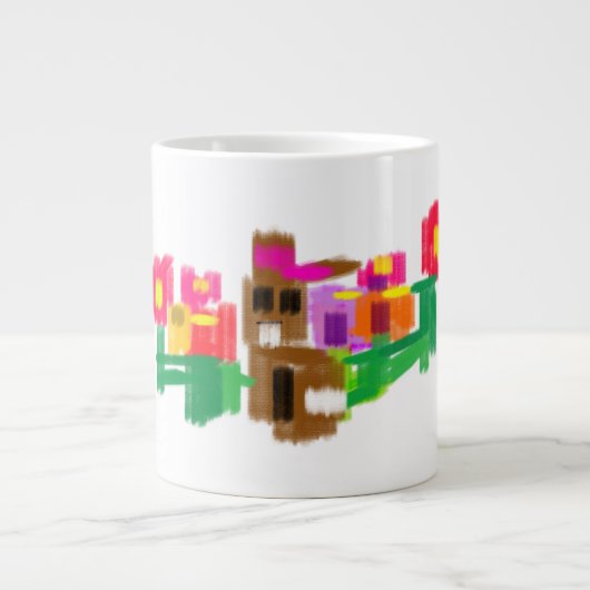 Lente Konijn Grote Koffiekop (Voorkant)