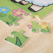 Lente Konijn Kids Puzzel | Konijn Lam Kuiken Educa (Zijkant)